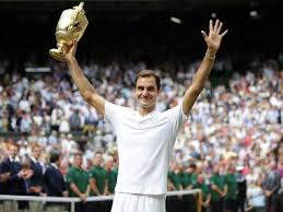 Roger federer returns the ball to novak djokovic during the 2019 wimbledon final. Wimbledon 2017 Roger Federer Says He Hopes To Return To Sw19 After Clinching Eighth Title Sports News Firstpost