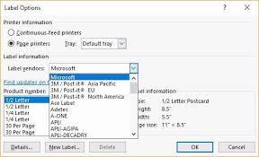 For example, if you have a sheet of 30 labels, select one of the 30 per page options that matches your label dimensions. Label Template In Word Lovely Create And Print Labels Word Label Templates Printing Labels Address Label Template