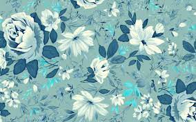 Floral vector pattern blue background. Blue Floral Pattern Wallpapers Top Free Blue Floral Pattern Backgrounds Wallpaperaccess