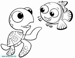 Finding Nemo Coloring Page New 41 Best Colouring Finding Nemo Images On Pinterest In 2020 Nemo Coloring Pages Turtle Coloring Pages Finding Nemo Coloring Pages