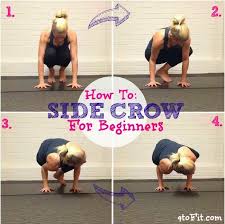 How To Side Crow Yoga Bewegungen Yoga Fitness