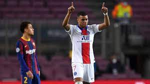 Barcelona Vs Paris Saint Germain Kylian Mbappe Hat Trick Crushes Barca Hopes Dazn News Denmark
