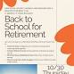 Back to School for Retirement event image