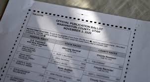 Usa presidential election ballot trump clinton johnson. Election 2020 How To Vote In Utah With Mail In Ballots