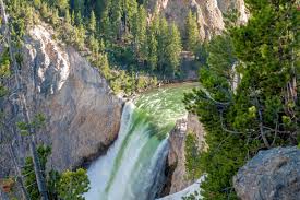 Ironically, you hike down to the top of the falls. Bilder Yellowstone Canyon Im Yellowstone Nationalpark Wyoming Usa Franks Travelbox