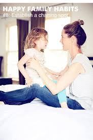 Happy Family Habit 8 Get Your Kids To Talk With A Chatting Spot Modern Parents Messy Kids Parenting Happy Family Kids Parenting