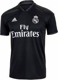 With the first shirt, the white colour is combined with the black of the logo, the. 2018 19 Adidas Real Madrid Away Jersey Soccer Master