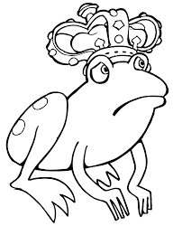 This coloring page features a small but colorful rainforest animal called a poison arrow frog, or poison dart frog. Frog Coloring Pages