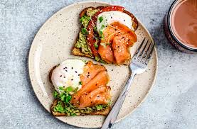 If you're in the mood for meat, you could easily. Smoked Salmon Poached Eggs On Toast Recipe Poached Eggs On Toast Smoked Salmon And Eggs Smoked Salmon Breakfast