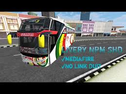 Ada baiknya anda masuk ke sini untuk mendownload template bus simulator indonesia keren dan terbaru 2019. Livery Bussid Npm Shd Via Mediafire Youtube