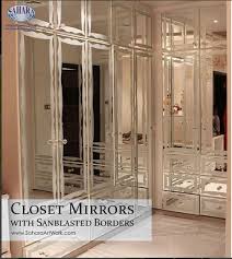 نسق زخرفة مرايا غرفة النوم مع تصاميم الاثاث و الجبس Customize Your Bedroom Mirrors To Suit The Style Of Your In Stained Glass Mirror Closet Mirror Glass Mirror