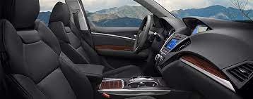 Ebony Leather Acura Mdx Interior Photo Acura