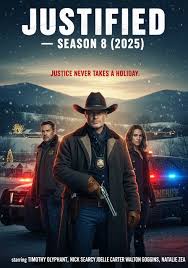 🎁 JUSTIFIED — SEASON 8 (2025) — The Reckoning of Harlan County Starring:  Timothy Olyphant, Walton Goggins, Joelle Carter, Nick Searcy, Natalie Zea ✨  “Every bullet has a history. Every lawman has