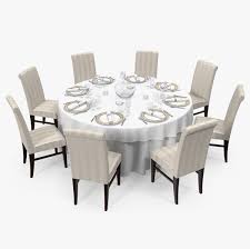 And speaking of seats, we have a wide selection of dining armchairs and side chairs, with either upholstered or wood seats, along with upholstered host. 3d Dining Served Table Chairs Model Turbosquid 1384184
