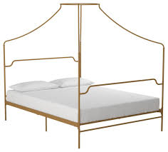 Dhp modern canopy queen metal bed (gold). Camilla Metal Canopy Bed Transitional Canopy Beds By Dorel Home Furnishings Inc Houzz