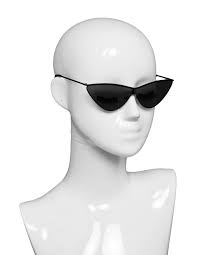Adam Selman X Le Specs Black The Fugitive Cat Eye Sunglasses With Case For Sale At 1stdibs
