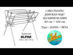 Jika ingin menambah jangkuan wifi pastinya anda harus menambah router dibeberapa titik. Cara Pasang Jemuran Aluminium Mini Alpha Beta With Subtitle Youtube