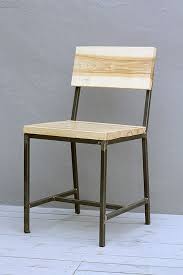 Wood And Steel Chair Cadeiras De Ferro Cadeiras De Metal Ideias Para Mobilia