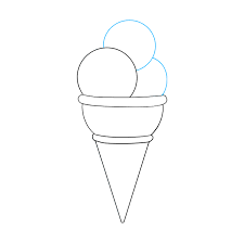 Draw a shape as shown. How To Draw Ice Cream Really Easy Drawing Tutorial