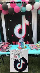 Working to bring you happiness! Tik Tok Party Theme Banner For Birthday Party Tiktok Party Photo Booth Ubackdrop