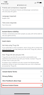 Simultaneously, we also detect that many sites and sources also provide solutions and tips for it. How To Delete Thug Life Game From Facebook Messenger