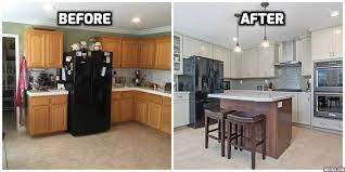 Because he or she must deal with a previous builder's work. San Diego Kitchen Remodel With White Cabinets And Dark Appliances