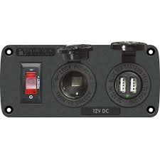 The polycarbonate/abs panel face is. Bluesea Panel With Usb Socket Available Here Nakatanenga 4x4 Equipment For Land Rover Offroad Outdoor
