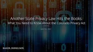 Dec 05, 2017 · holding: What You Need To Know About The Colorado Privacy Act Baker Donelson