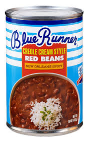 Damian and i were pretty excited to see this, since we do love some rice and beans. Creole Cream Style New Orleans Spicy Red Beans Blue Runner Foods