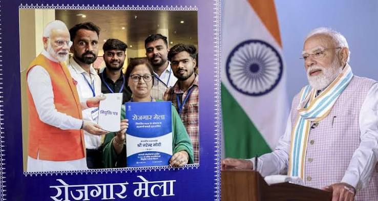 PM Modi hands over 51,000 job letters under 'Rozgar Mela'