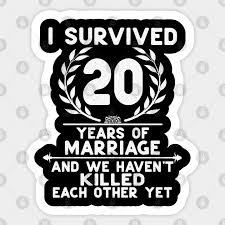 In ireland when that happens we would get the monday as a holiday, but we also had less holidays. Funny 20th Wedding Anniversary Gifts For Couples Husband And Wife 20th Wedding Anniversary Gifts Sticker Teepublic