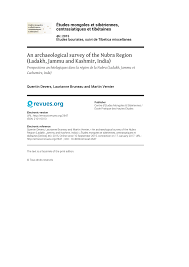 Pdf An Archaeological Survey Of The Nubra Region Ladakh Jammu And Kashmir India