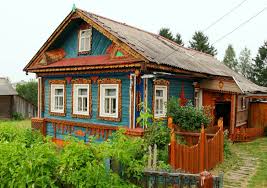 Gelsomina Cottages Russian Blue Cottage Cottage Exterior Cottage Russian Architecture