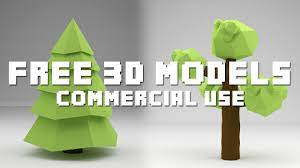 What you create with blender is your sole property. Free Commercial Use 3d Models Trees Youtube