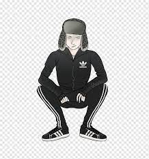 You can crochet a rug of any size and configuration! Gopnik Drawing Hardbass Slavs Squatting Position Others Black Russia Animation Png Pngwing