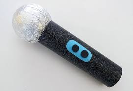 How To Make A Play Microphone For Kids Ehow Com Microphone Craft Kids Microphone Microphone