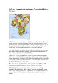 Karena kondisi iklim seperti itu, perekonomian benua afrika didominasi dari. Staff Ahli Kemenlu Afrika Negara Potensial Di Bidang Ekonomi