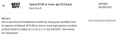 The platinum card from american express. Expired Best Buy Amex Offer Spend 100 Get 10 Targeted