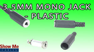 Limited time sale easy return. 3 5mm Plastic Mono Jack Diy Project To Repair Your Audio Cable 981 Youtube