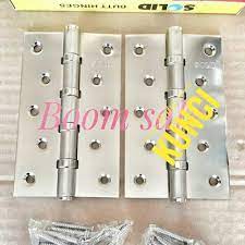 Engsel pintu terbaik ini terbuat dari plat baja yang memiliki. Harga Promo Engsel Pintu 5 Inc Solid Engsel Merk Solid Engsel Pintu Kayu Pintu Besi 5 Inc Shopee Indonesia