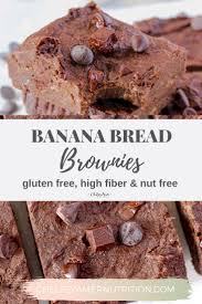 Banana Bread Brownies In 2020 Banana Bread Brownies Gluten Free Banana Dairy Free Recipes