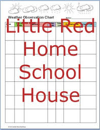 editable weather chart notebook page printable all grades