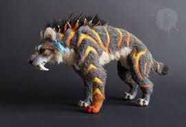 Saberwolf Ooak Posable Art Doll By Hikigane On Deviantart Fantasy Creatures Art Fantasy Art Dolls Art Dolls