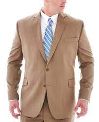Stafford Travel Suit Separates Jacket Tan Herringbone Big Tall 58 Long Big Suit Jacket Mens Sport Coat Blazers Sport Coats