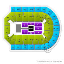 Denny Sanford Premier Center 2019 Seating Chart