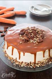Caramel Carrot Cake Recipe Carrot Cake Cake Decorating Cake Recipes
