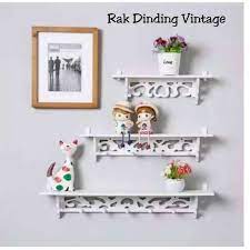 Check spelling or type a new query. Rak Dinding Vintage 3in1 Dekorasi Rumah 805601325
