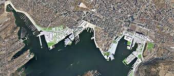 Printable tram map of oslo, norway. Fjordcity Project Source Www Oslo Kommune No Waterfront Oslo Opera House City Planner