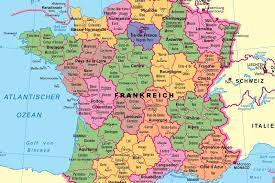 Fʁɑ̃s], amtlich la république française . Landkarten Bpb