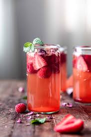 Divide the contents of your blender into two bottles of unsweetened green tea. Berry Infused Energy Drink Delight Fuel